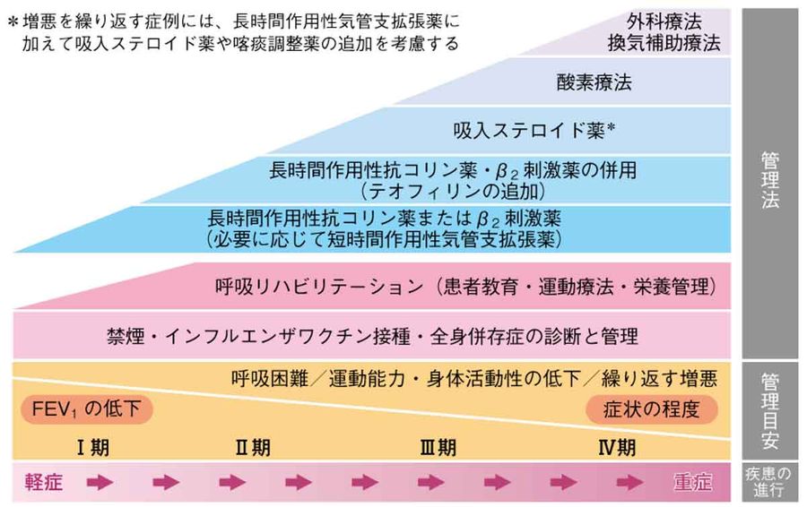 安定期COPDの管理の画像