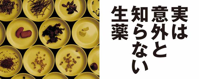実は意外と知らない生薬の画像